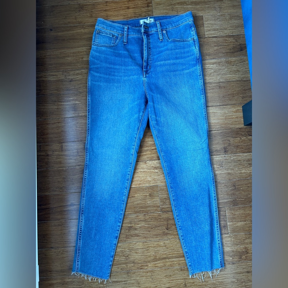 Madewell 10" High Rise Skinny Jeans in Dewitt Sz 31